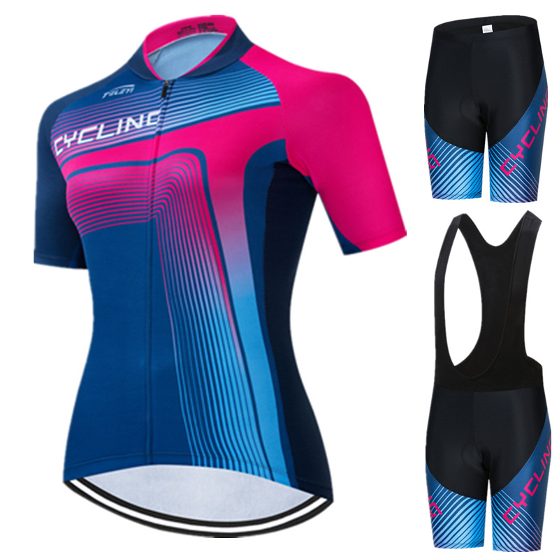 Mountain Biking Outfits Women - Damski zestaw kolarski na lato, odzież