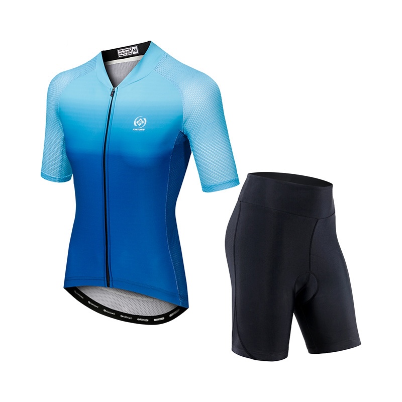 Mountain Biking Outfits Women - Damski zestaw z krótkim rękawem do