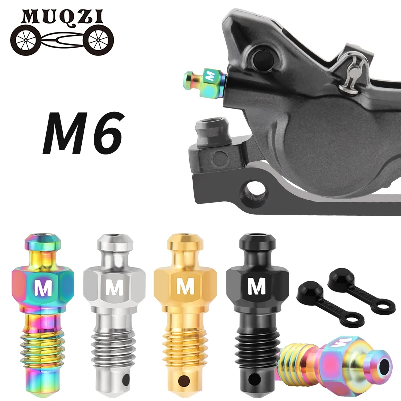 Hydraulic Brake Bleed - MUQZI 1 para tytanowych śrub odpowietrzających
