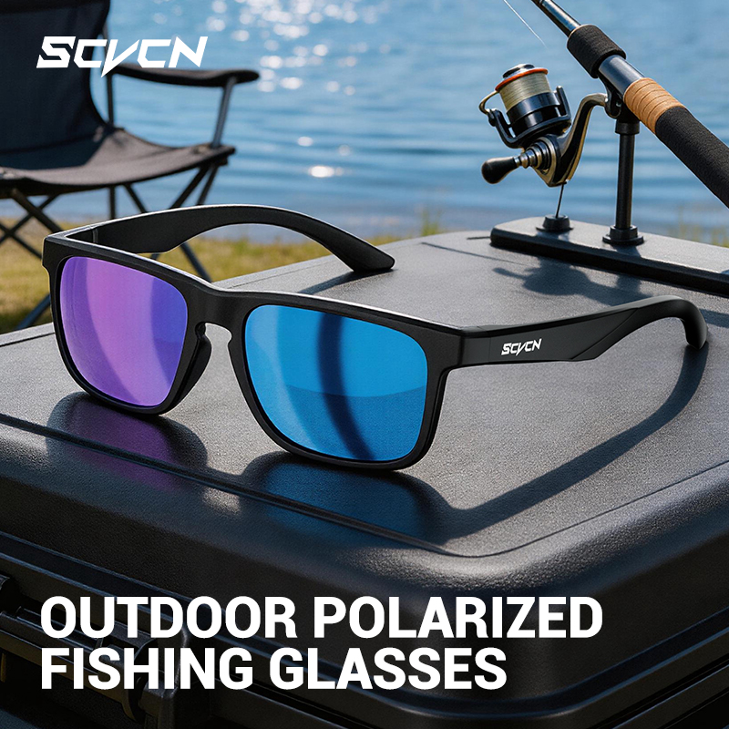 Mountain Biking Glasses - Okulary przeciwsłoneczne polaryzacyjne SCVCN do wędkowania,