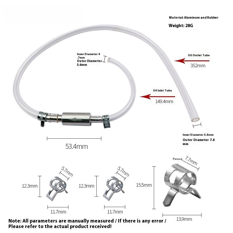 Hydraulic Brake Bleed - Zestaw Wytrzymałych Przewodów do Odpowietrzania Płynu