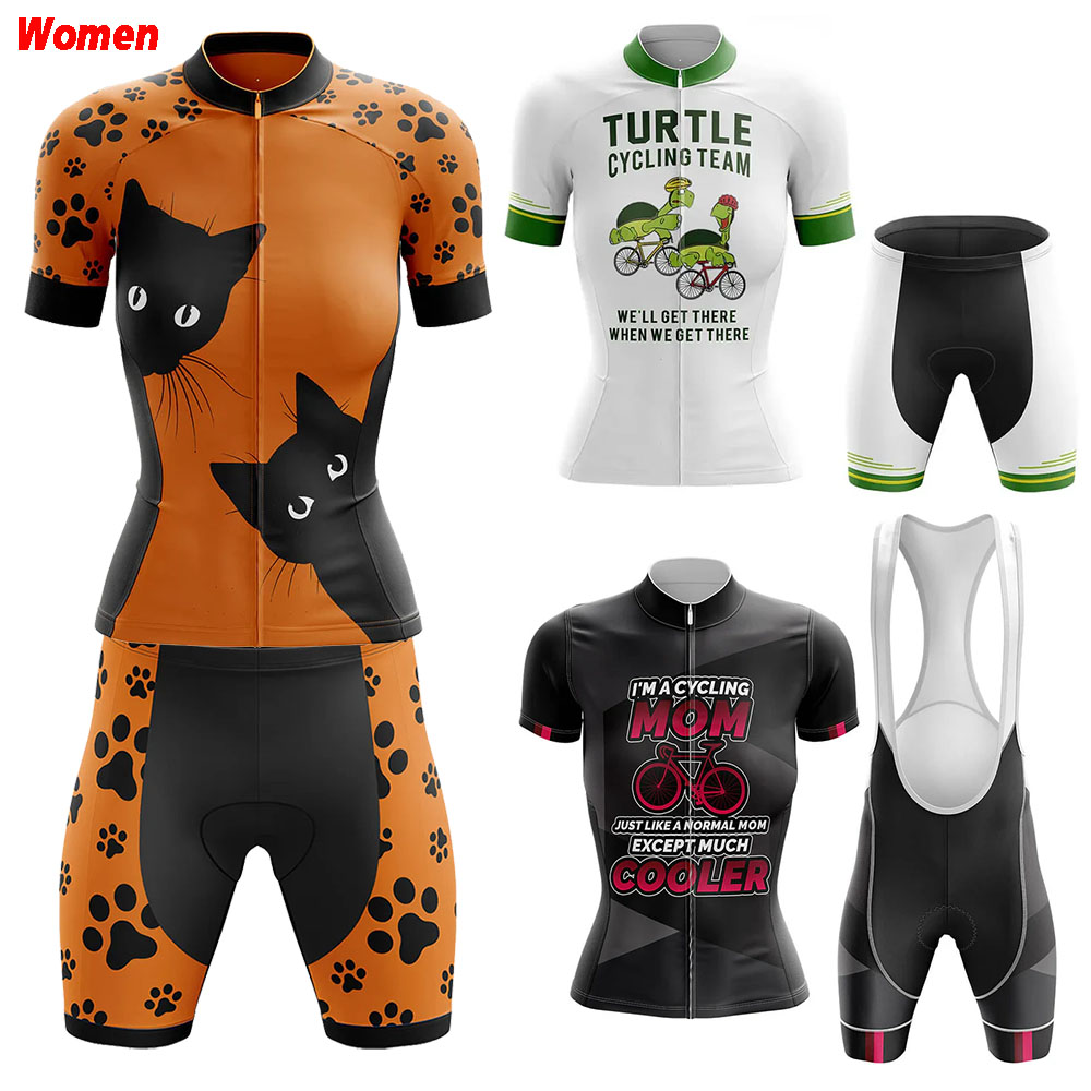 Mountain Biking Outfits Women - Peek A Boo Cat Poliestrowa odzież
