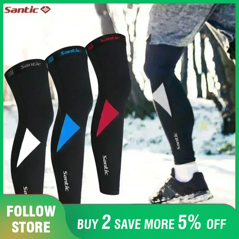 Mountain Biking Protective Gear - Santic kolarskie ocieplacze na nogi termiczny