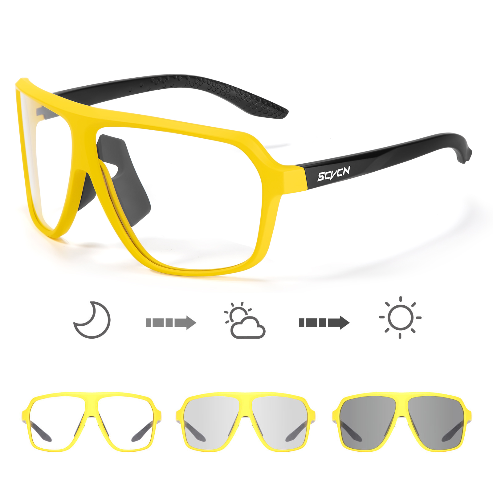 Mountain Biking Glasses - Okulary rowerowe SCVCN, gogle, okulary sportowe