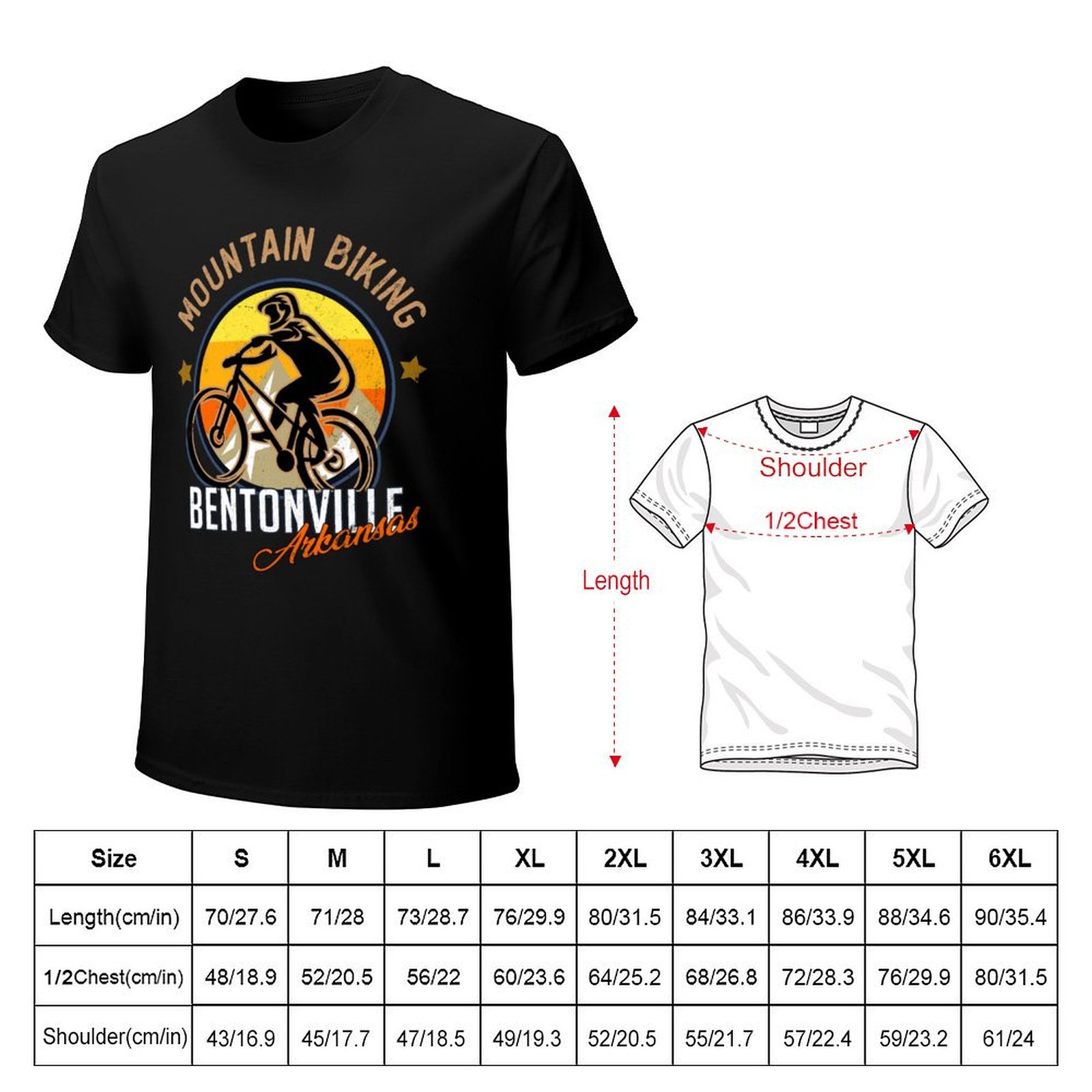 Koszulka rowerowa górskowa Ben – Mountain Biking Bentonville recenzja i cena