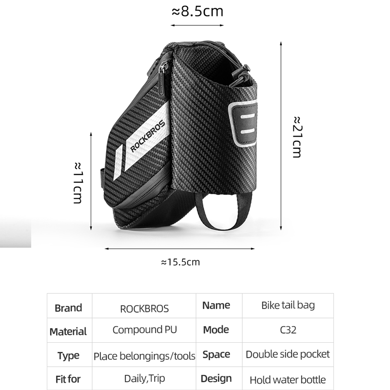 ROCKBROS Torba rowerowa na ogo – Mountain Biking Waist Pack recenzja i cena